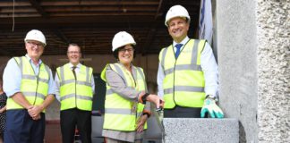 Tánaiste turns the sod on new €1.6 million PorterShed home Galway Daily news Tánaiste turns the sod on new €1.6 million PorterShed home