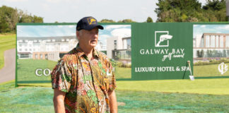Bill Murray takes to the green in Galway for golf show Galway Daily arts Bill Murray takes to the green in Galway for golf show
