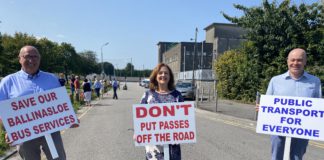 Ballinasloe protests against cancellation of Bus Éireann route galway daily news ballinasloe protest bus éireann