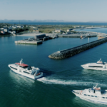 Three Ferries Approaching Inis Mór Harbour