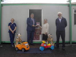 galway daily news portacabin donated to university hospital galway uhg donation