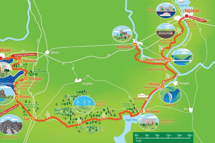 Galway Daily news Galway to Athlone cycleway route chosen