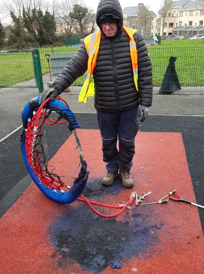 Galway Daily news Shocking arson at Ballybane playground