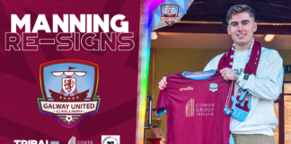 Galway United re-signs Ronan Manning for 2022 galway daily news galway united ronan manning