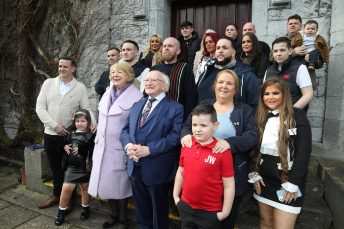 galway daily news irish Traveller Ethnicity Day with michael d higgins at nui galway