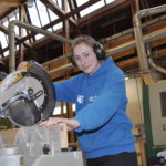 GMIT Lfrack Matilda Anderson in WSI Carpentry final