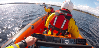 Six rescued from Galway Bay after getting stranded Galway Daily news Lough Derg RNLI assist six people on cruiser run aground