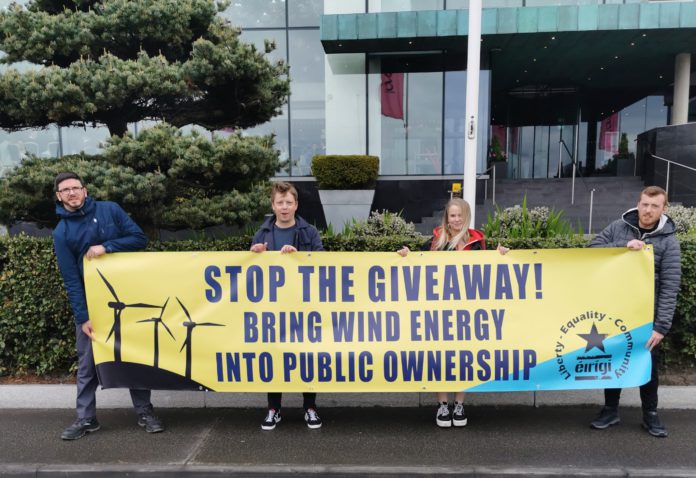 galway daily news protest renewable energy