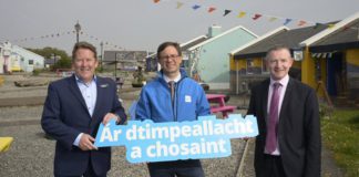 Minister visits under construction Spiddal wastewater treatment plant Galway Daily news wastewater treatment plant