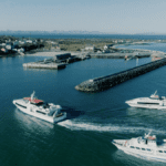 Three Ferries Approaching Inis Mór Harbour