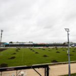 A view of the grounds being dug up ahead of the new astro surface 9/6/2022