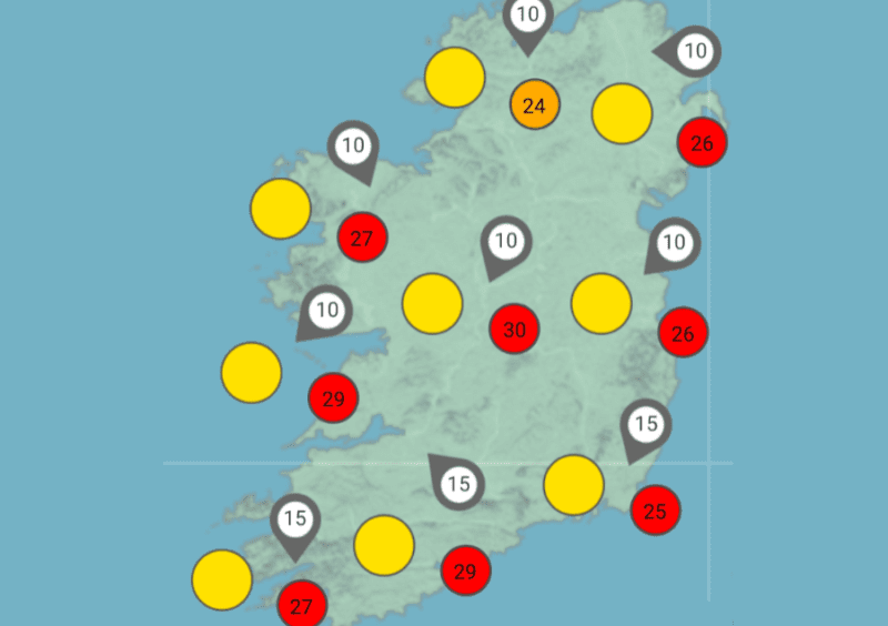 Temperatures to reach 31°C in Galway today Galway Daily