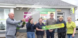 Pictured: Connemara shop celebrates €1 million Euromillions win