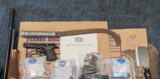 One man arrested over cash, drugs & weapons seizure Galway Daily news One man arrested over cash, drugs & weapons seizure