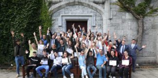 Traveller students recognised at University of Galway ceremony galway daily news university of galway students receiving certs