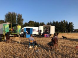 galway daily news festival in a van