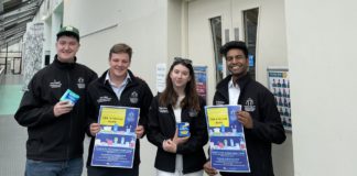 University of Galway SU partners with Hygiene Bank galway daily news galway university students union members launching hygiene bank