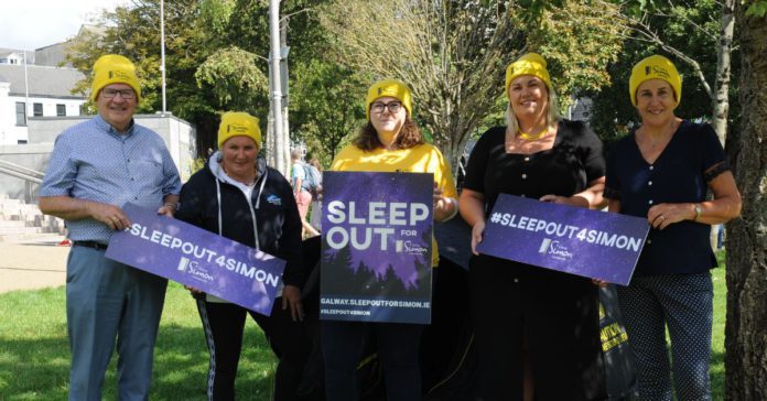 Galway daily news Sleep Out for Simon goes hybrid