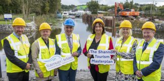 Works begins on redevelopment of Connaught Harbour at Portumna Galway Daily news redevelopment of Connaught Harbour underway