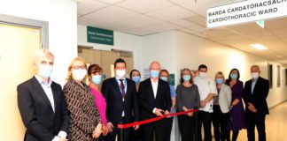 Minister Donnelly opens new Cardiothoracic ward at UHG Galway daily news Minister Stephen Donnelly at uhg