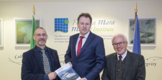 Minister Charlie McConalogue visits Galway to receive Fish Stock Book
