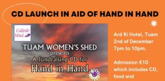 Special fundraising CD in aid of Hand in Hand to be launched in Tuam galway daily news hand in hand fundraiser cd