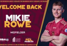 Mikie Rowe re-signs with Galway United for 2023 Galway Daily soccer Mikie Rowe re-signs with Galway United for 2023