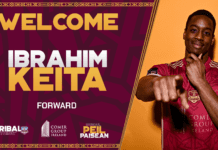 Galway United signs French striker Ibrahim Keita Galway Daily soccer Galway United signs French striker Ibrahim Keita