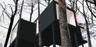 Plans grounded for modern Treehouse for tourists overlooking Killary Fjord Plans for modern Treehouse for tourists overlooking Killary Fjord grounded