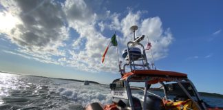 Two people resuced by Clifden RNLI 10 km from shore galway daily news clifden rnli volunteers rescue two people in galway