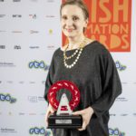 1 Oscar-nominated director Nora Twomey receiving her award for Best Irish Feature for My Father’s Dragon