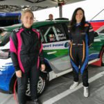 Aoife Raftery and Claire Williams in Poland