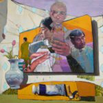 Shane Berkery, Upon Reflection, oil on canvas, 120x120cm