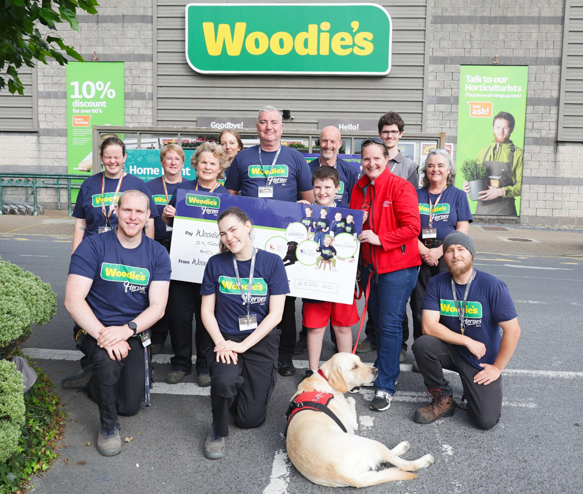 Woodie's stores in Galway raise thousands for four children's charities