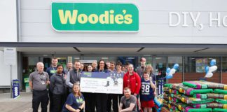 Woodie’s stores in Galway raise thousands for four children’s charities galway daily news woodie's galway charity fundraiser
