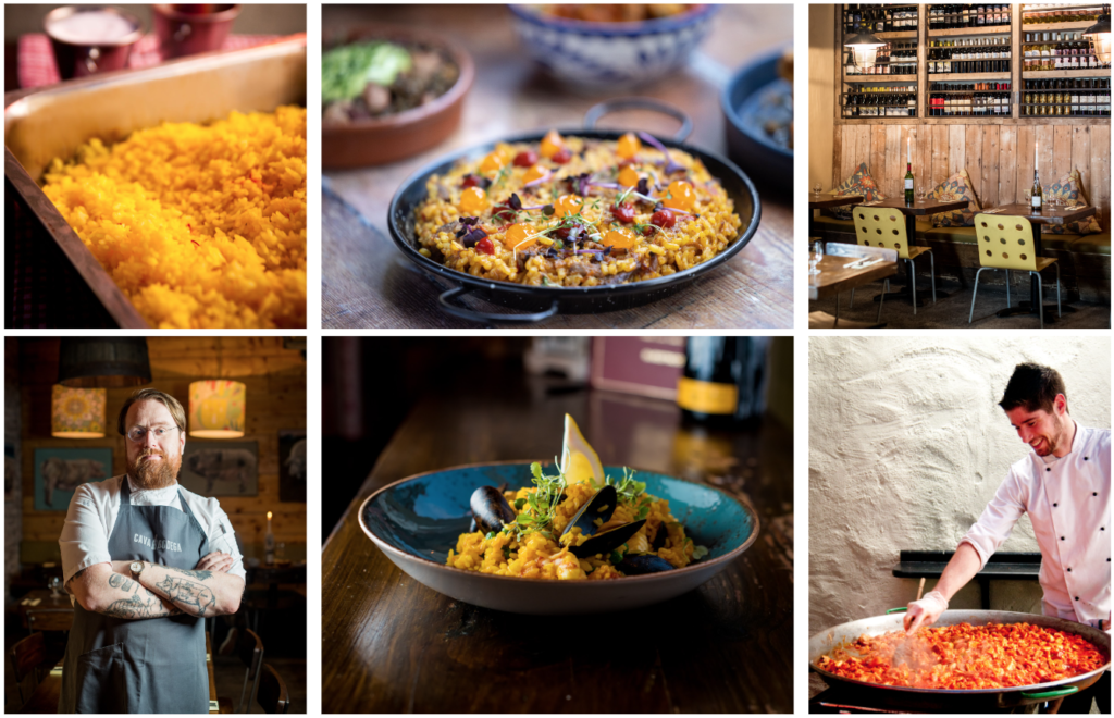 Paella for 2 and 2 glasses of sherry for €30 during Paella Week