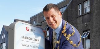 Three new water bottle filling stations installed in city centre Galway Daily news Three new water bottle filling stations open in Galway City