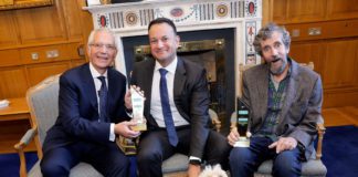 Taoiseach presents award to Charlie Bird and Paul Allen for ‘Climb With Charlie’ Taoiseach presents award to Charlie Bird for 'Climb With Charlie'