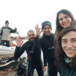 Dr Atlan Lok, Dr Evrim Kurtay, Dr Aytaç Özgül, pictured with María Pérez Tadeo and Yaiza Pozo Galván