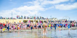 Maroon and White Swim or Splash returns to Ladies Beach this month galway daily news maroon white swim