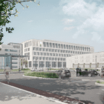 GUH_Impression of the new hospital entrance from the southeast