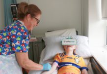 VR Goggles supporting children at University Hospital Galway