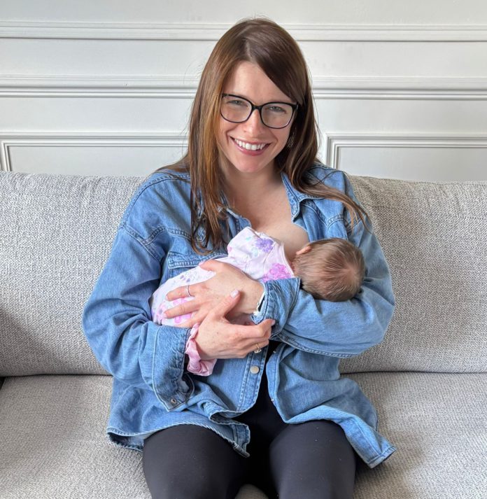 Elicia Moloney and Baby Alma